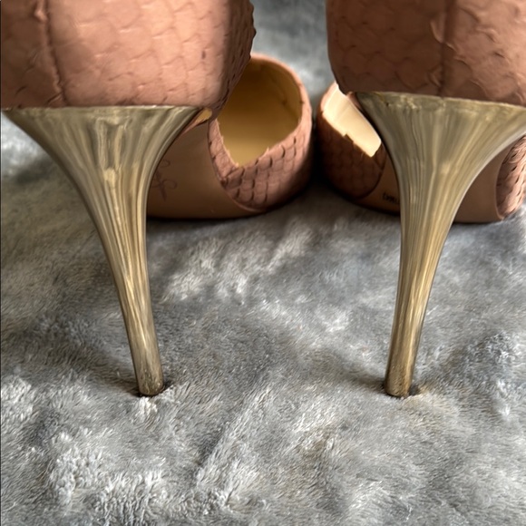 Jessica Simpson Pink Textured Heels - Picture 10 of 10